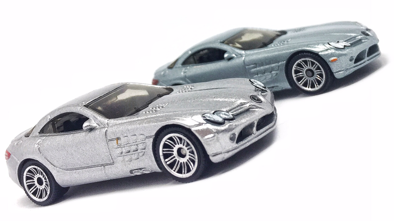 Illustration for article titled Matchbox Mercedes-Benz SLR McLaren. 2009 vs 2016